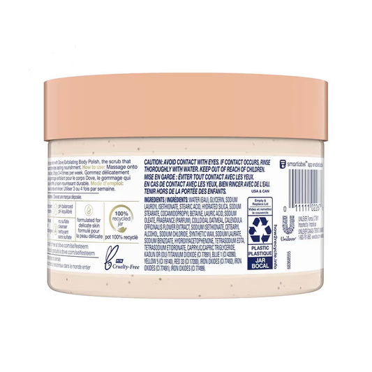 Dove Exfoliating Body Polish Scrub - Oatmeal & Calendula Oil