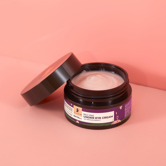 Pilgrim Red Vine, Retinol & Vitamin C Under Eye Cream for dark circles for women & men| Dark circle remover cream