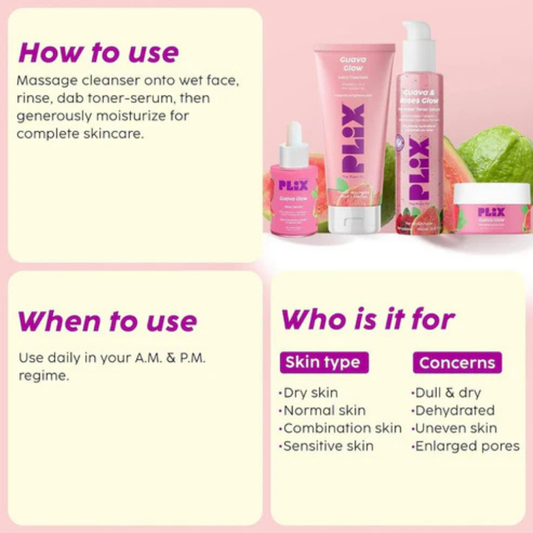 Plix Guava Glow Combo Kit