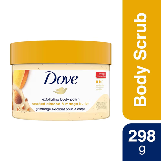 Dove Exfoliating Body Polish Scrub - Crushed Almond And Mango Butter