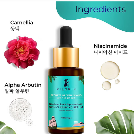 Pilgrim Skin Clarifying Serum With Niacinamide & Alpha Arbutin