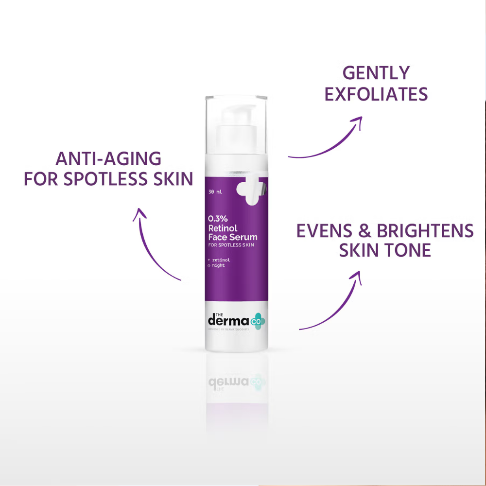 The Derma Co 0.3% Retinol Face Serum For Spotless Skin