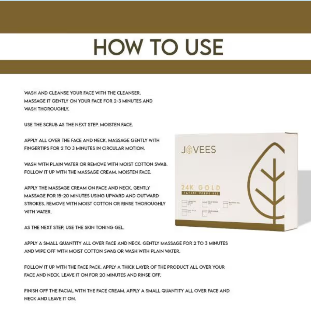 Jovees 24k Gold Facial Value Kit