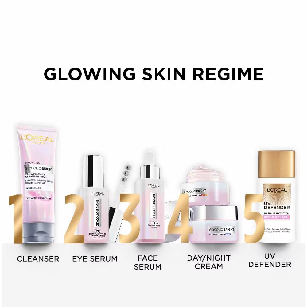 L'Oreal Paris Glycolic Bright Glowing Serum Sheet Mask