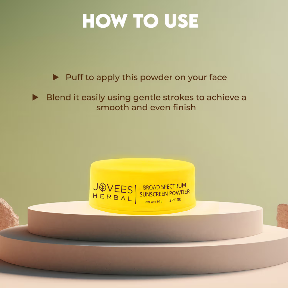 Jovees Herbal Broad Spectrum Sunscreen Powder With SPF 30