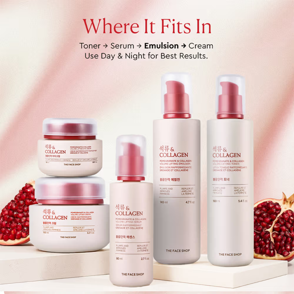 THE FACE SHOP Pomegranate And Collagen Volume Lifting Toner