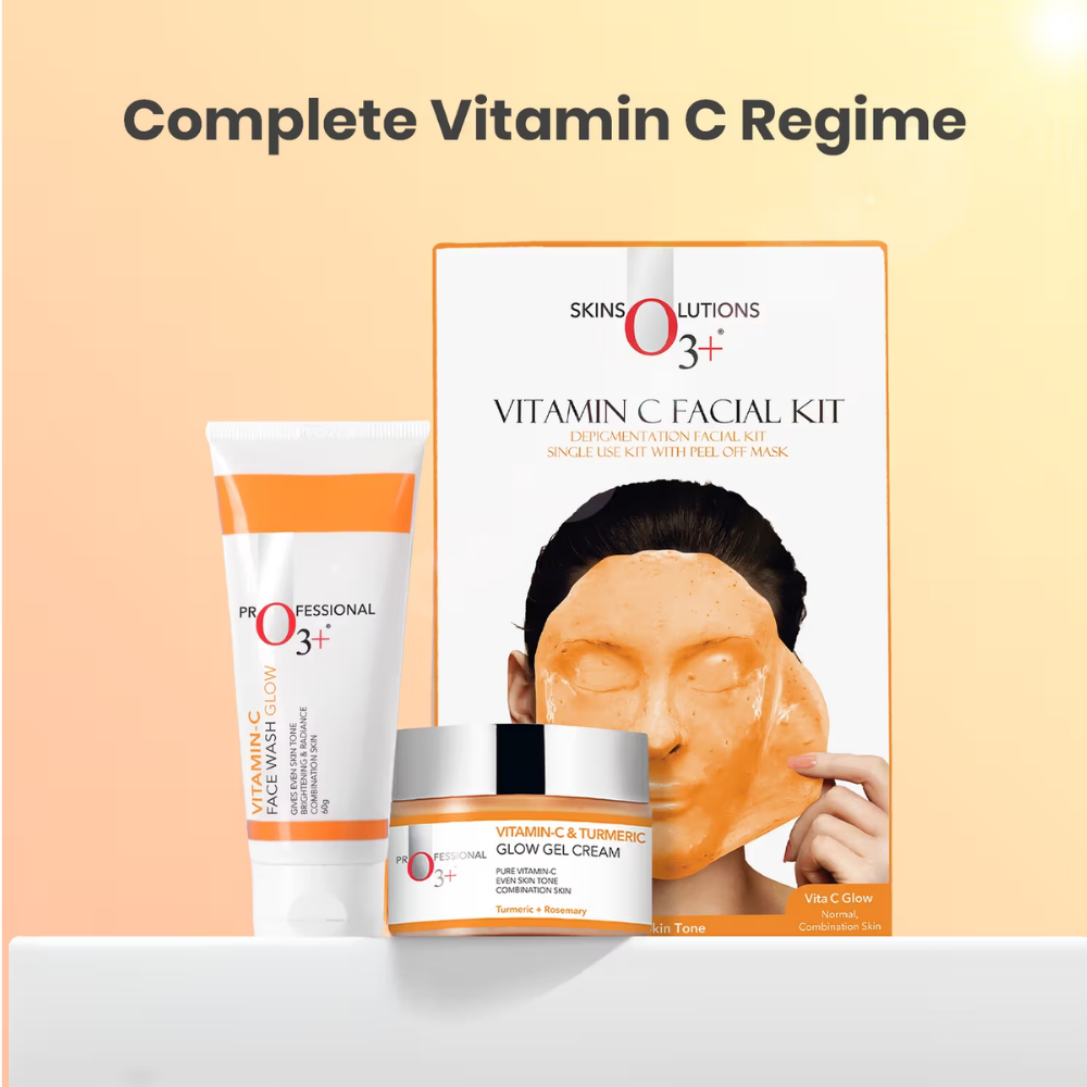 O3+ Vitamin C Face Wash Glow For Daily Brightening & Gentle Cleansing