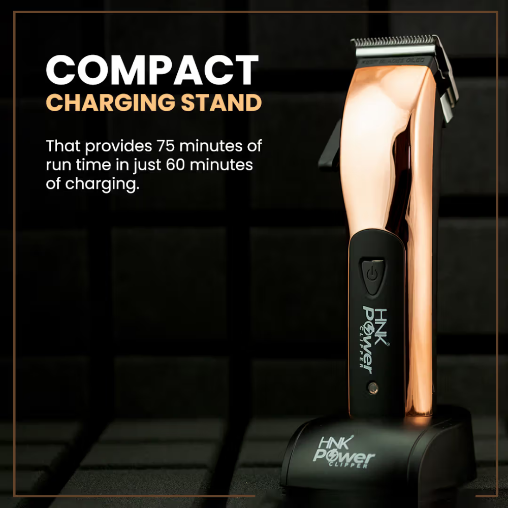 HNK Power Hair Cutting Clipper/Trimmer 5 Magnatic Combs 2200Mah Battrey