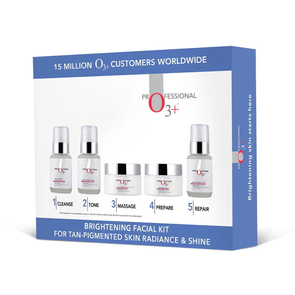 O3+ Brightening Facial Kit for Tan and Pigmented Skin