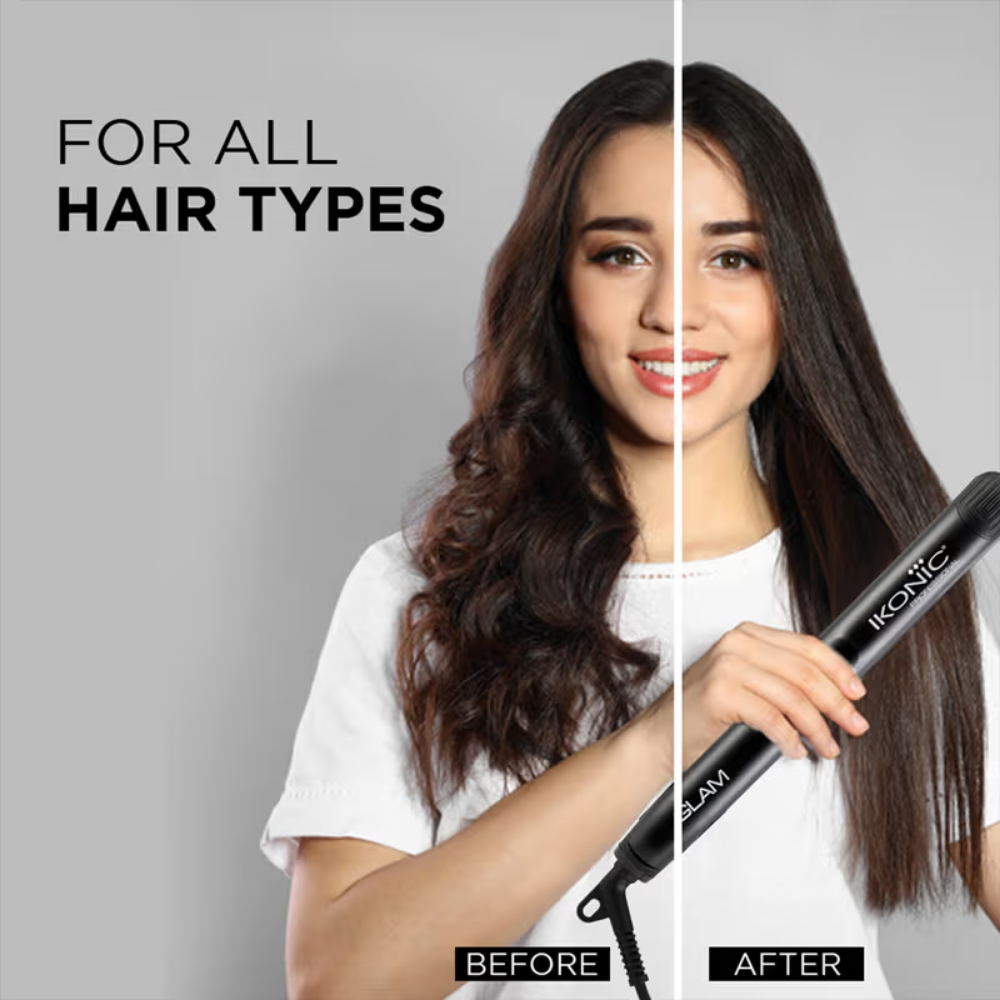 Ikonic Professional Glam Straightner (Black)