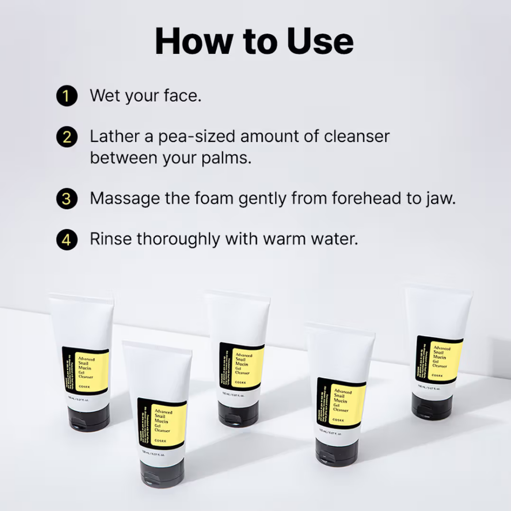 COSRX Advanced Snail Mucin Gel Cleanser