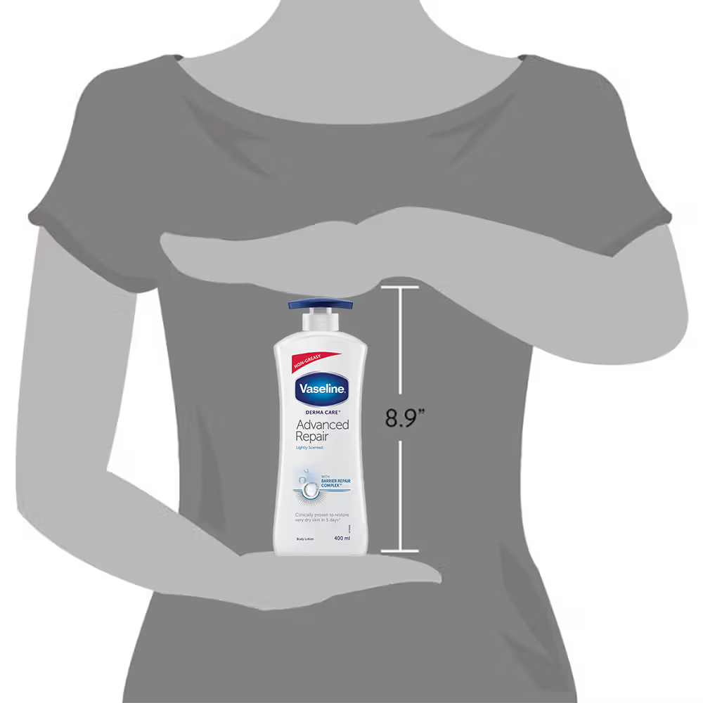 Vaseline Derma Care Advanced Repair Body Lotion Visibly Reduces Dryness in 24HRS