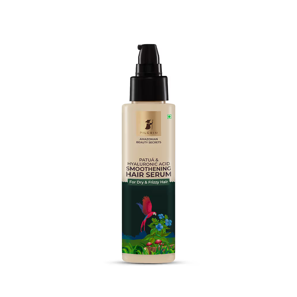 Pilgrim Patua & Hyaluronic Acid Smoothing Hair Serum for Dry & Frizzy Hair