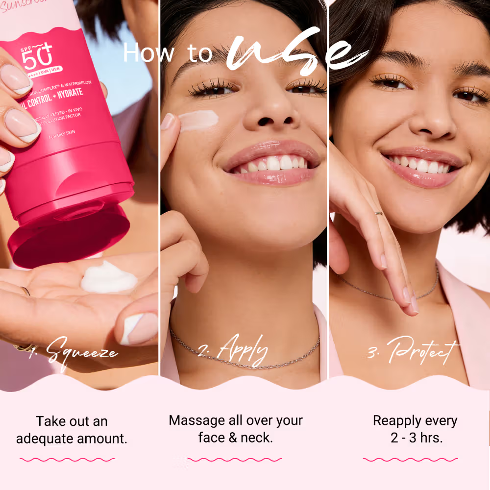 Aqualogica Radiance+ SPF 50+ PA++++, Watermelon, Niacinamide, APF, In-Vivo Tested