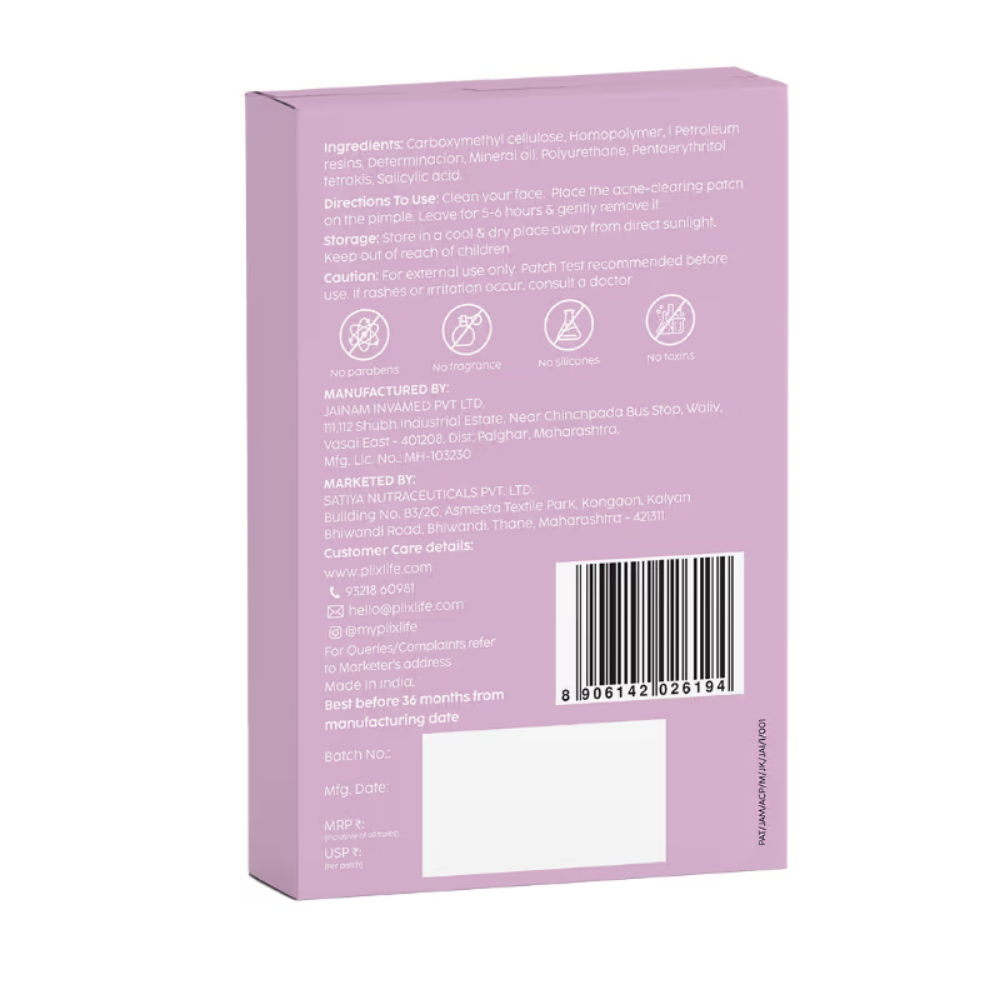 Plix Salicylic Acid Acne Patch