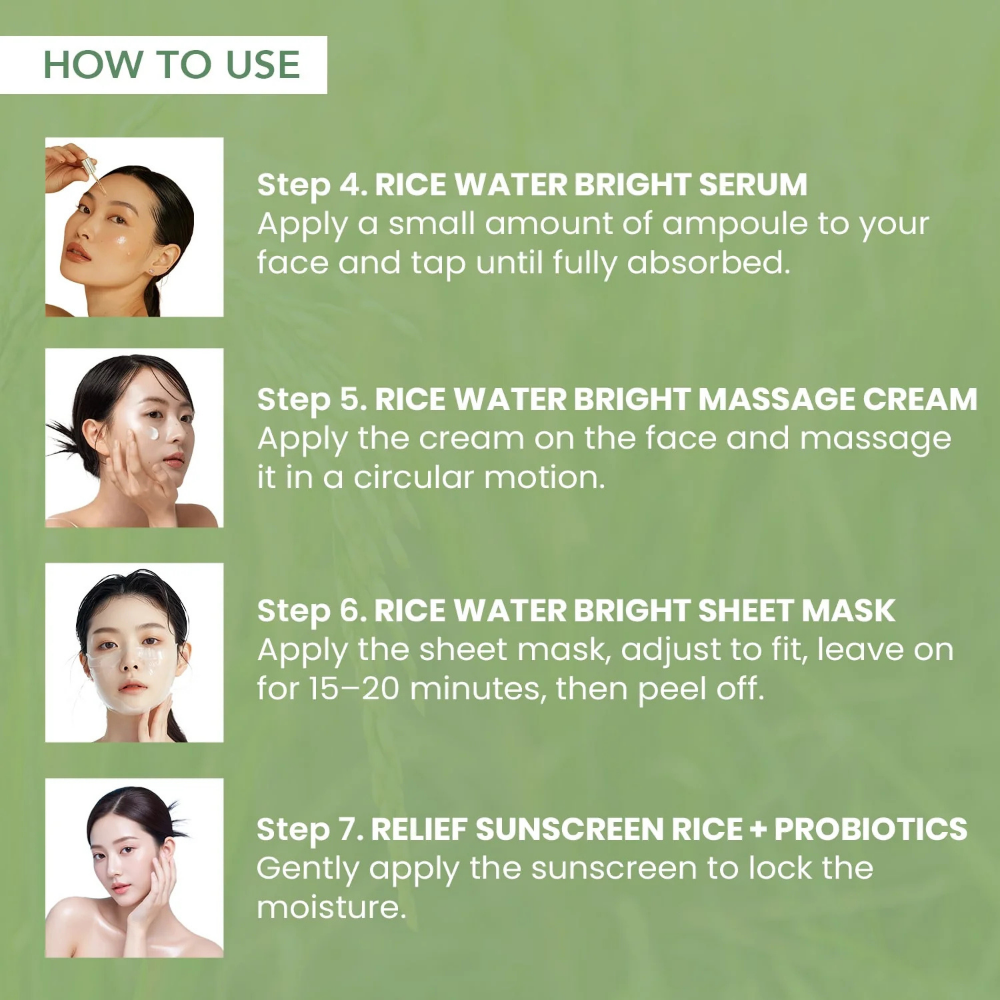 O3+ x Mi Joo Glass Glow Facial Kit (Rice Water & Probiotics)
