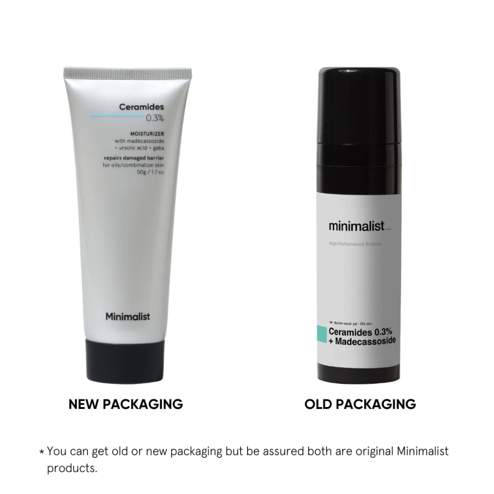 Minimalist 0.3% Ceramide Barrier Repair Moisturizing Cream For Oily Skin