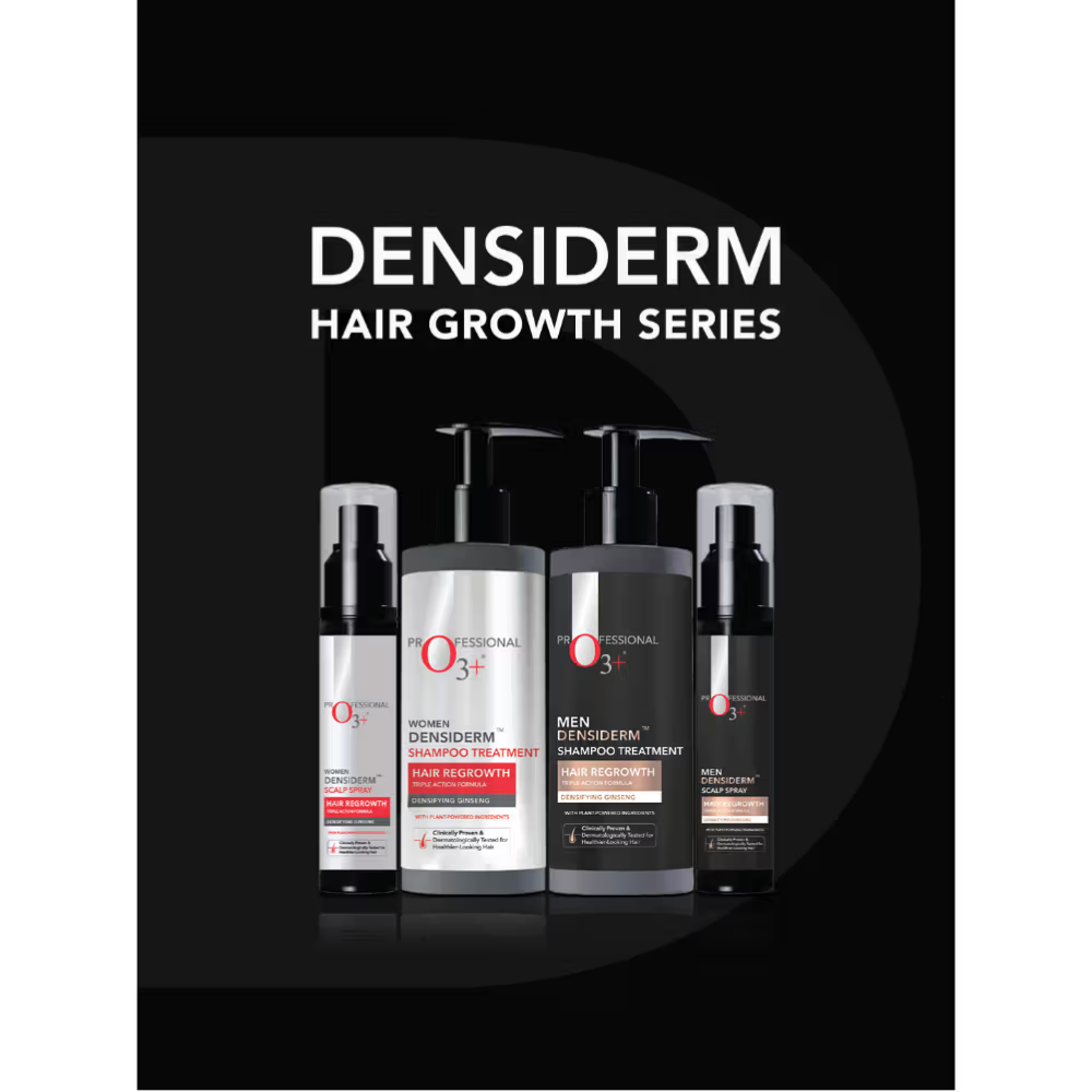 O3+ Women Densiderm Hair Growth Scalp Serum Spray For Anti Hair Loss With Ginseng