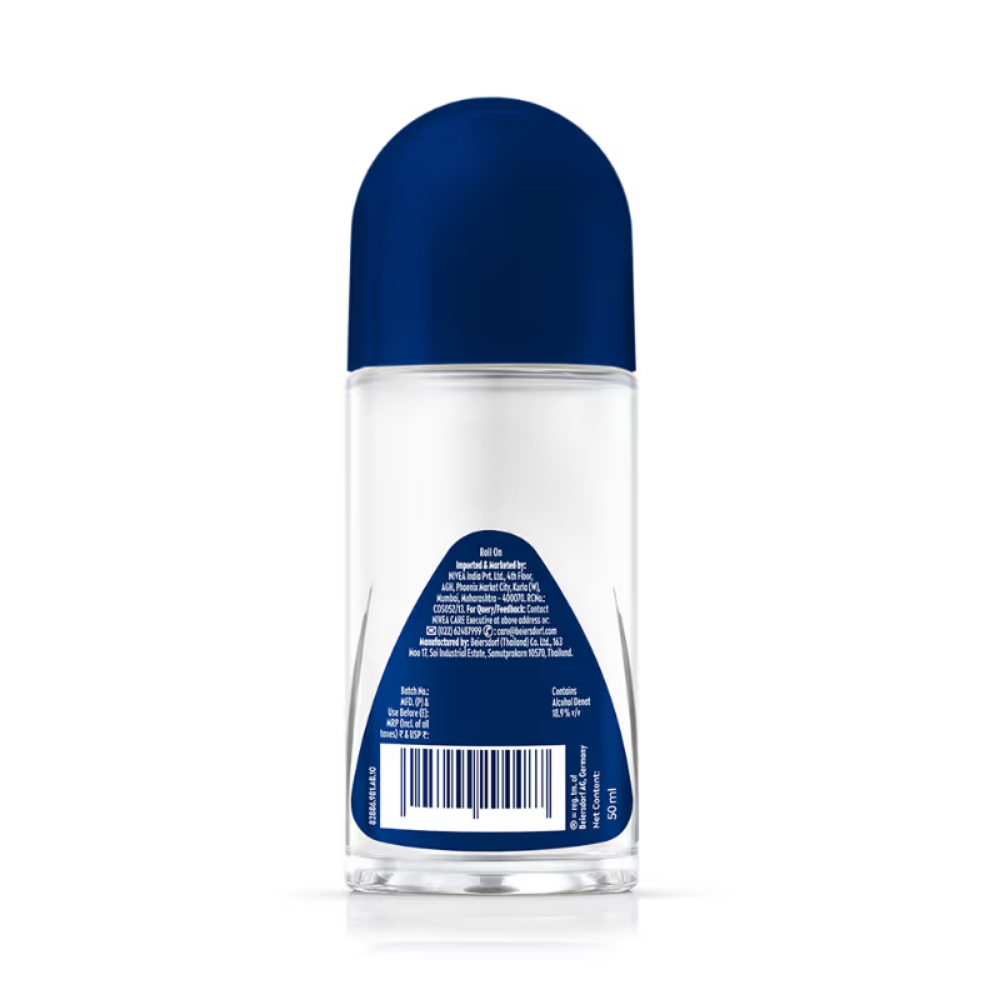 NIVEA MEN Deodorant Roll On, Cool Kick, 48h Long lasting Freshness