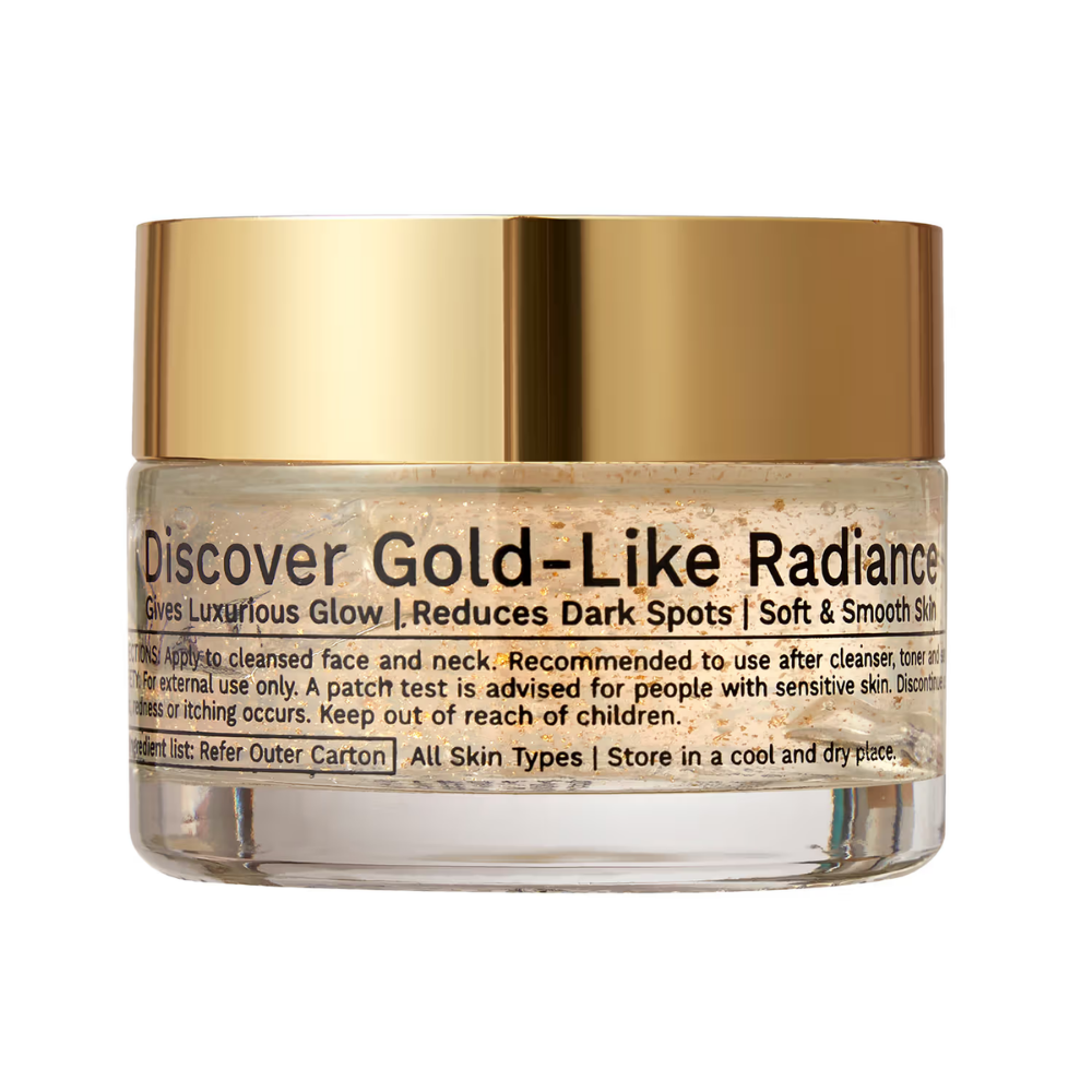 Pilgrim 24k Gold Gel Moisturizer With Hyaluronic Acid & Alpha Arbutin