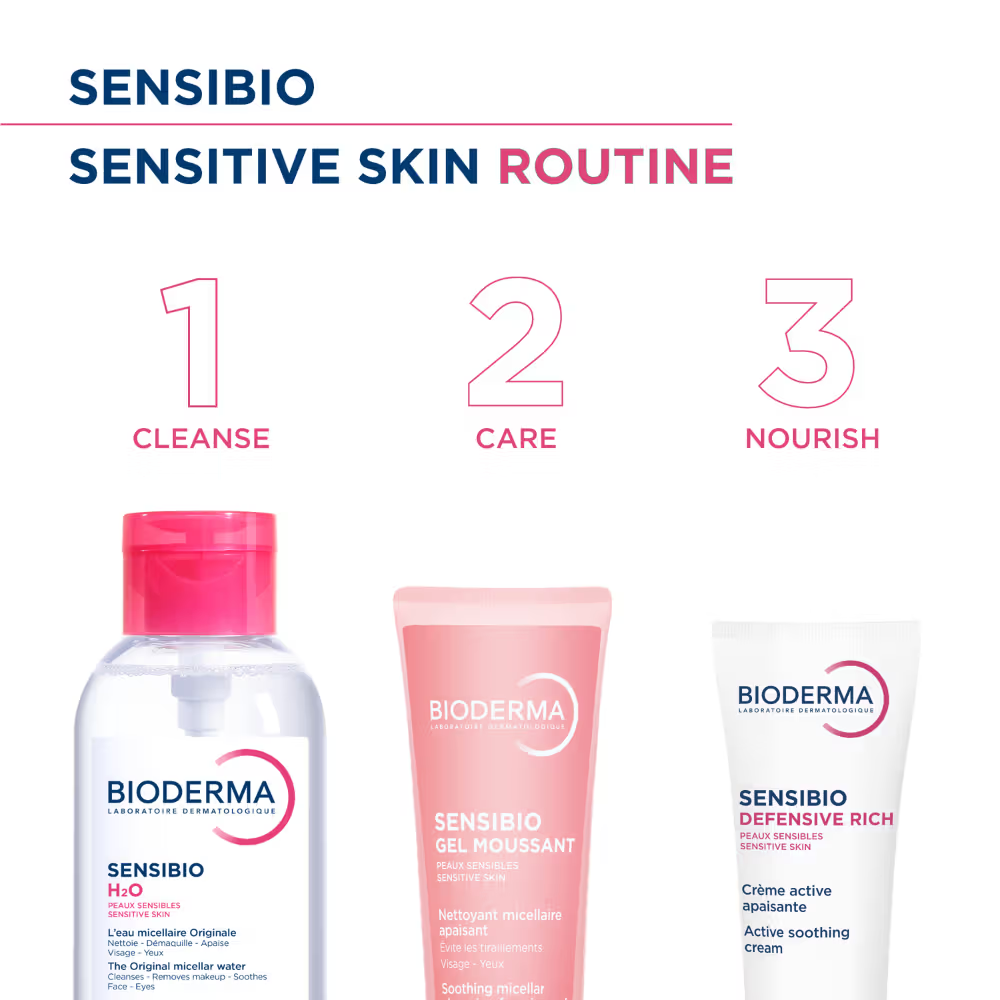 Bioderma Sensibio Defensive Rich Soothing 12hr Moisturizer With Vitamin E - Sensitive Skin