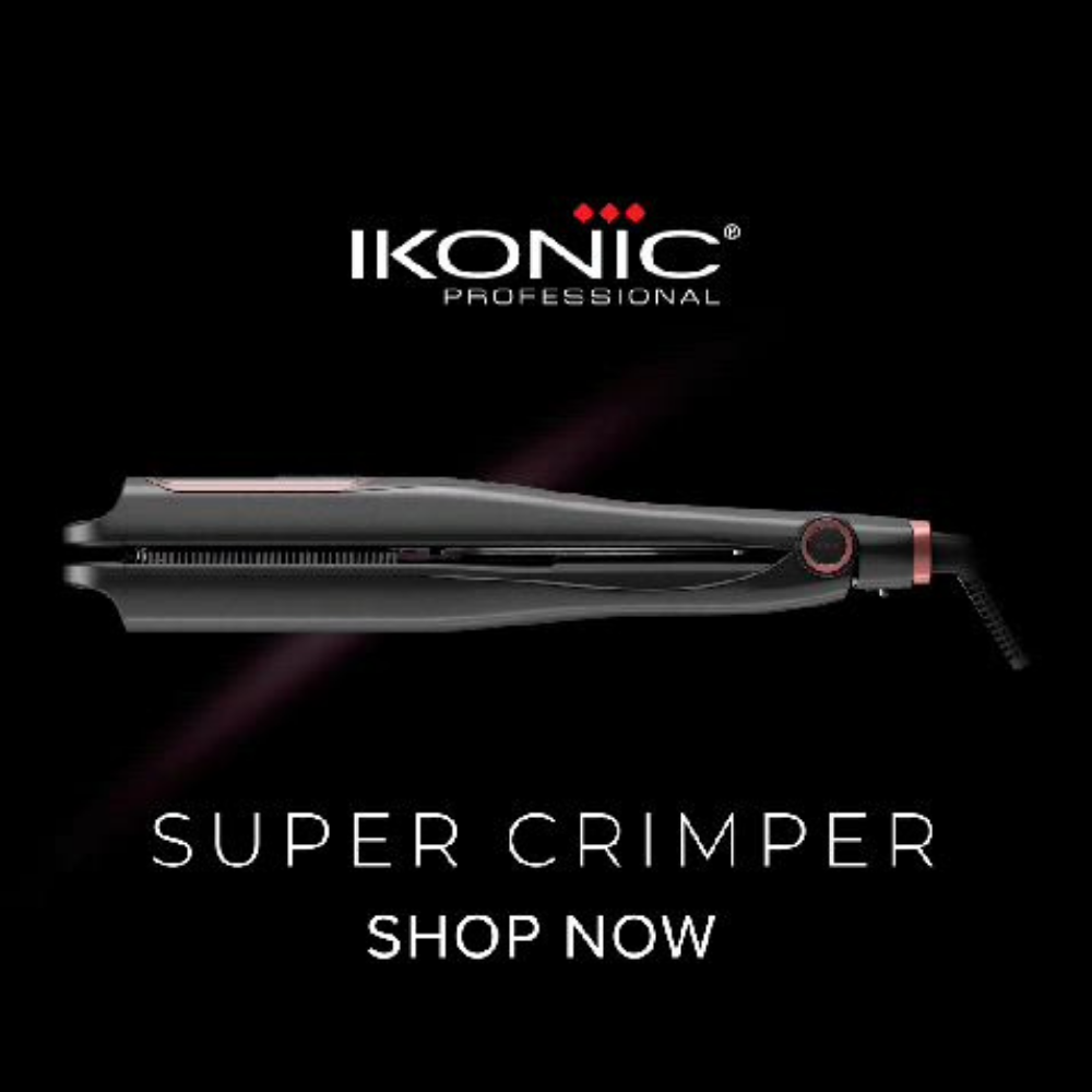 Ikonic Professional Super Hair Crimper - Grey