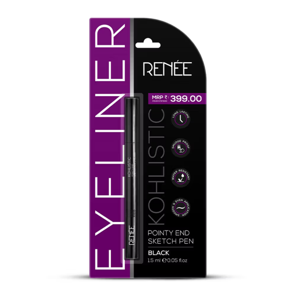 Renee Cosmetics Pointy End Sketchpen Eyeliner - Black