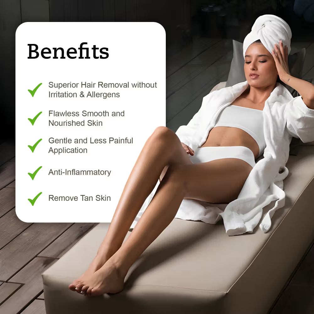 Rica Golden Liposoluble Wax For All Skin Type With Glyceryl Rosinate & Natural Beeswax