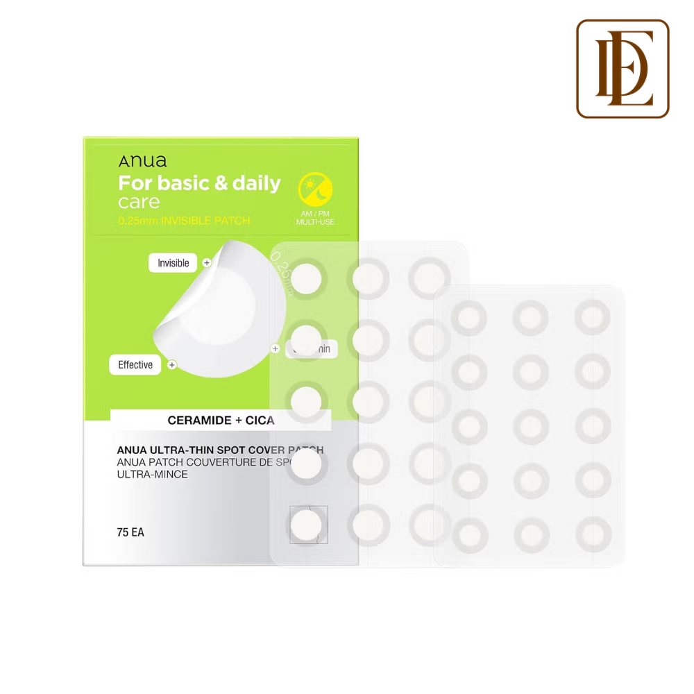 Anua Ultra-Thin Spot Cover Patch Invisible Hydrocolloid Acne Patches, Soothes & Reduces Breakouts
