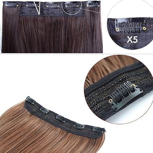 Straight Texture in Natural Brown Colour Hair Extensions