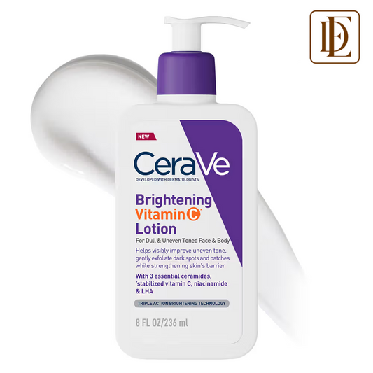 CeraVe Brightening Vitamin C Lotion For Dull, Uneven Skin & Dark Spots, For Face & Body