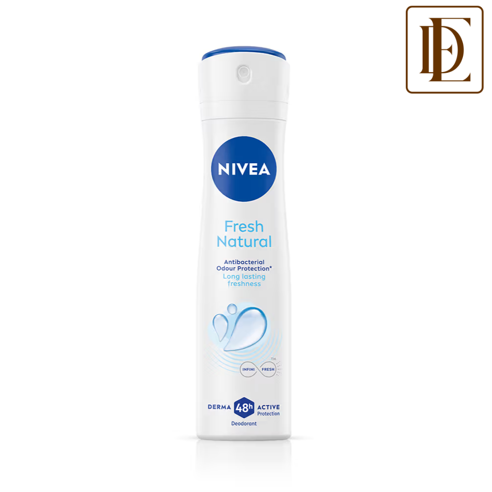 NIVEA Women Deodorant, Fresh Natural, Long Lasting Freshness & 48h Protection