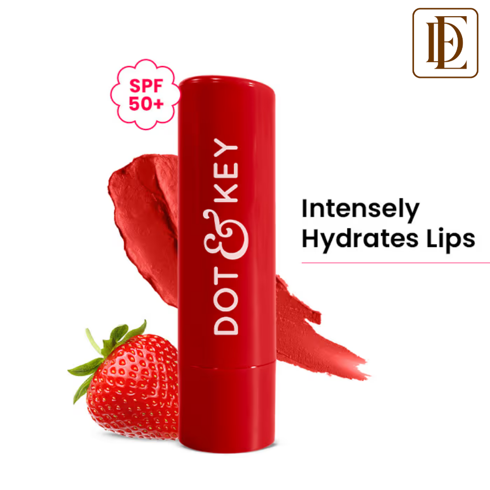 Dot & Key Barrier Repair Hydrating Lip Balm SPF 50+ PA+++, Cherry Crimson