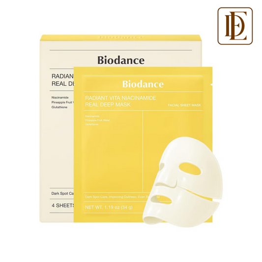 Biodance Radiant Vita Niacinamide Real Deep Mask - Pack of 4