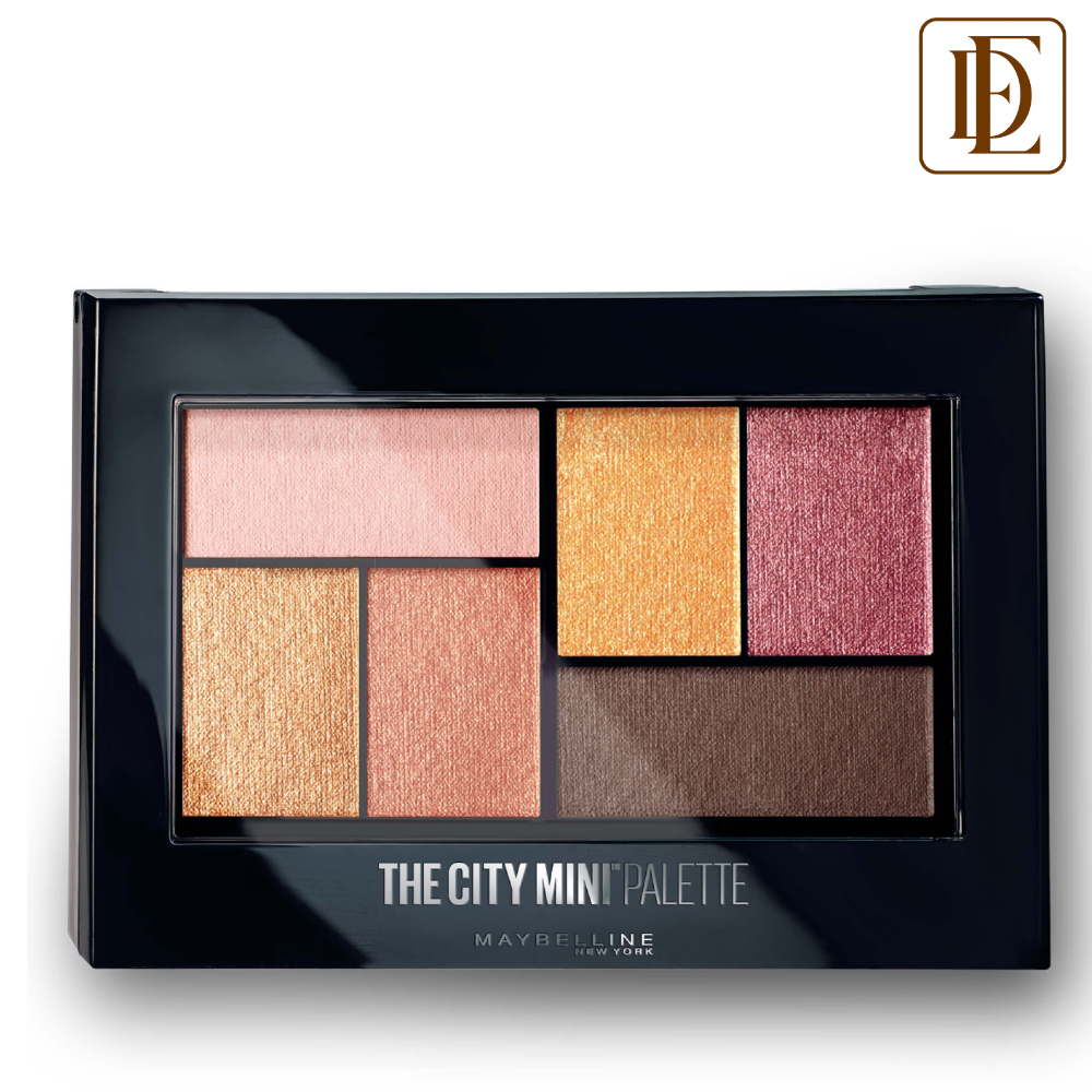 Maybelline New York New City Mini Eyeshadow Palette, Shimmery and Metallic Finish