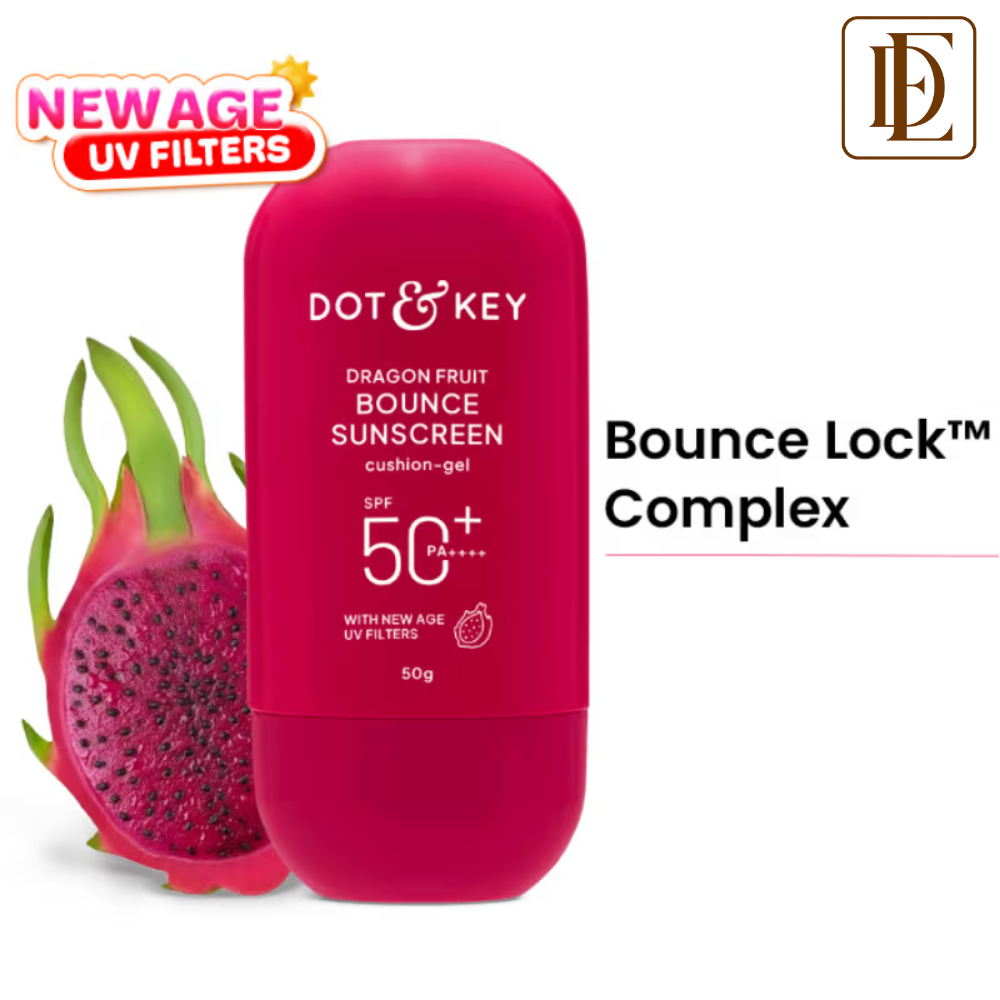 Dot & Key Dragon Fruit Bounce Sunscreen In-Vivo Tested SPF 50+ PA++++, With New-Age UV Filters