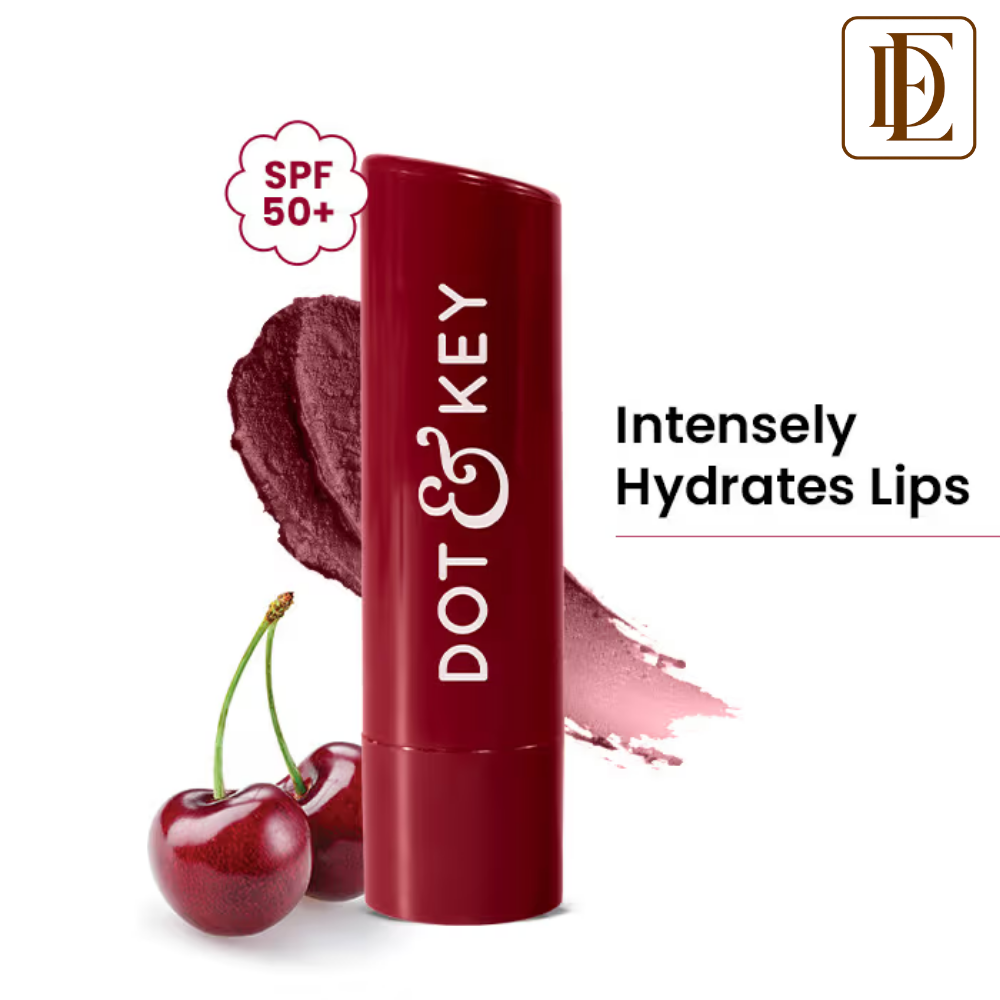 Dot & Key Barrier Repair Hydrating Lip Balm SPF 50+ PA+++, Cherry Crimson