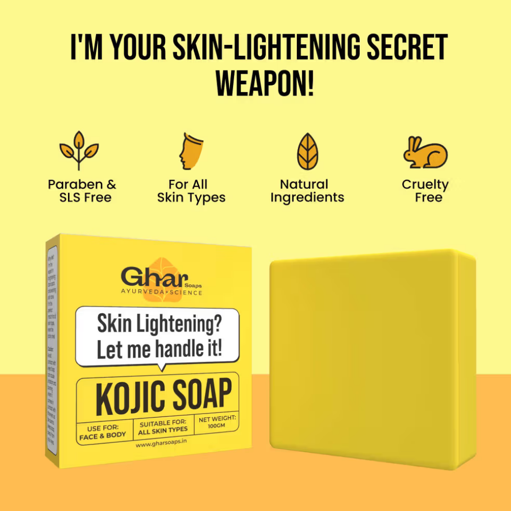 Ghar Soaps Kojic Soap (Pack Of 2)