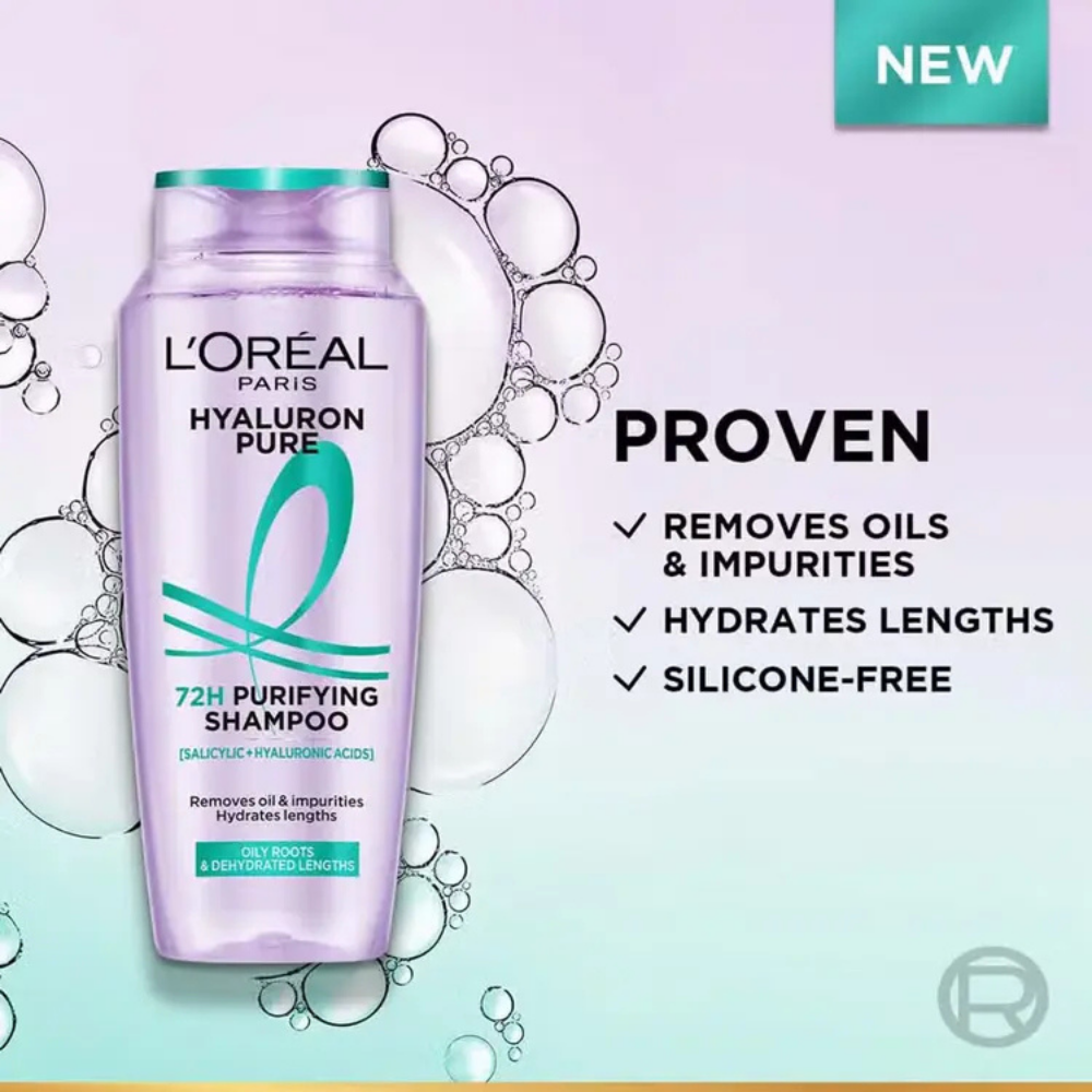 L’Oréal Paris Hyaluron Pure 72H Purifying Shampoo