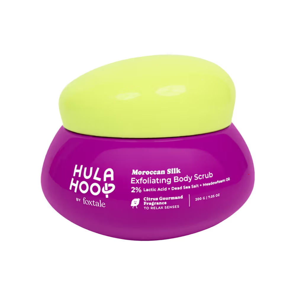 Foxtale Hula Hoop Moroccan Silk Exfoliating Body Scrub