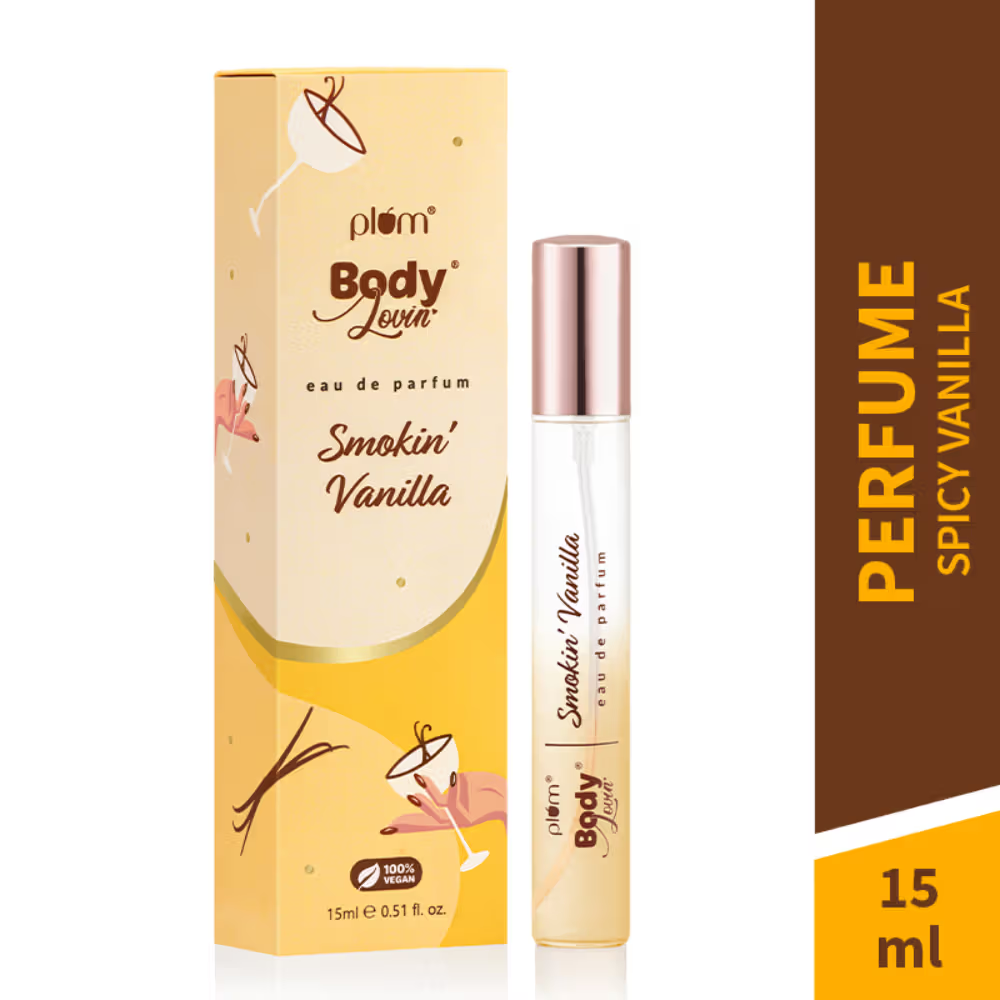 Plum BodyLovin Smokin Vanilla Eau De Parfum - Long Lasting Vanilla Perfume
