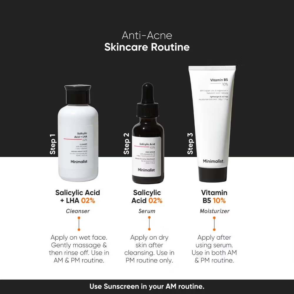 Minimalist 2% Salicylic Acid Face Serum For Blackheads & Whiteheads