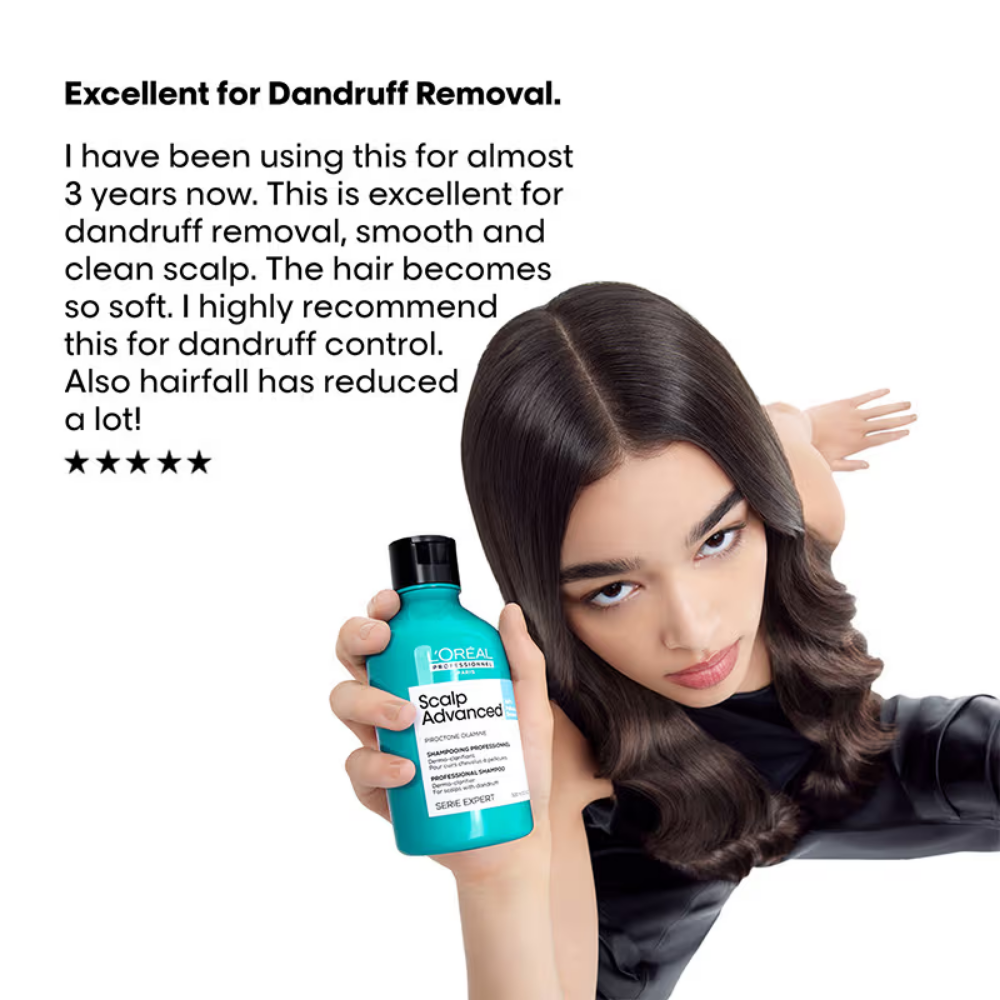 L'Oreal Professionnel Scalp Advanced Anti-Dandruff Dermo-Clarifier Shampoo+ Absolut Repair Hair Mask