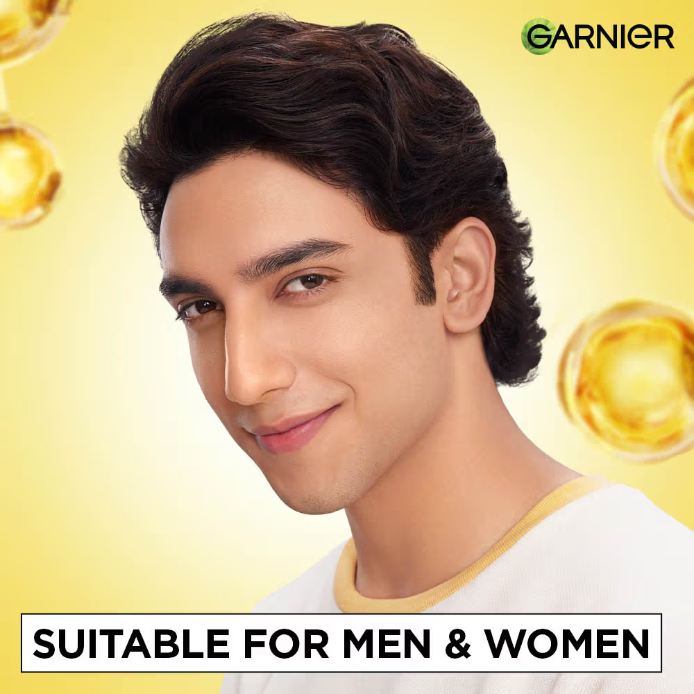 Garnier Vitamin C+ Serum Face Wash Brightening & Tan Removal Gentle Cleanser For All Skin Types
