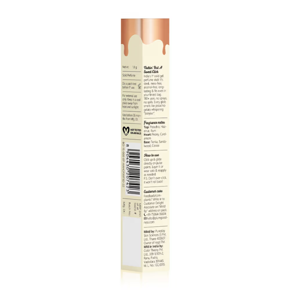 Plum Bodylovin' Oh So Pistachio Solid Perfume Stick