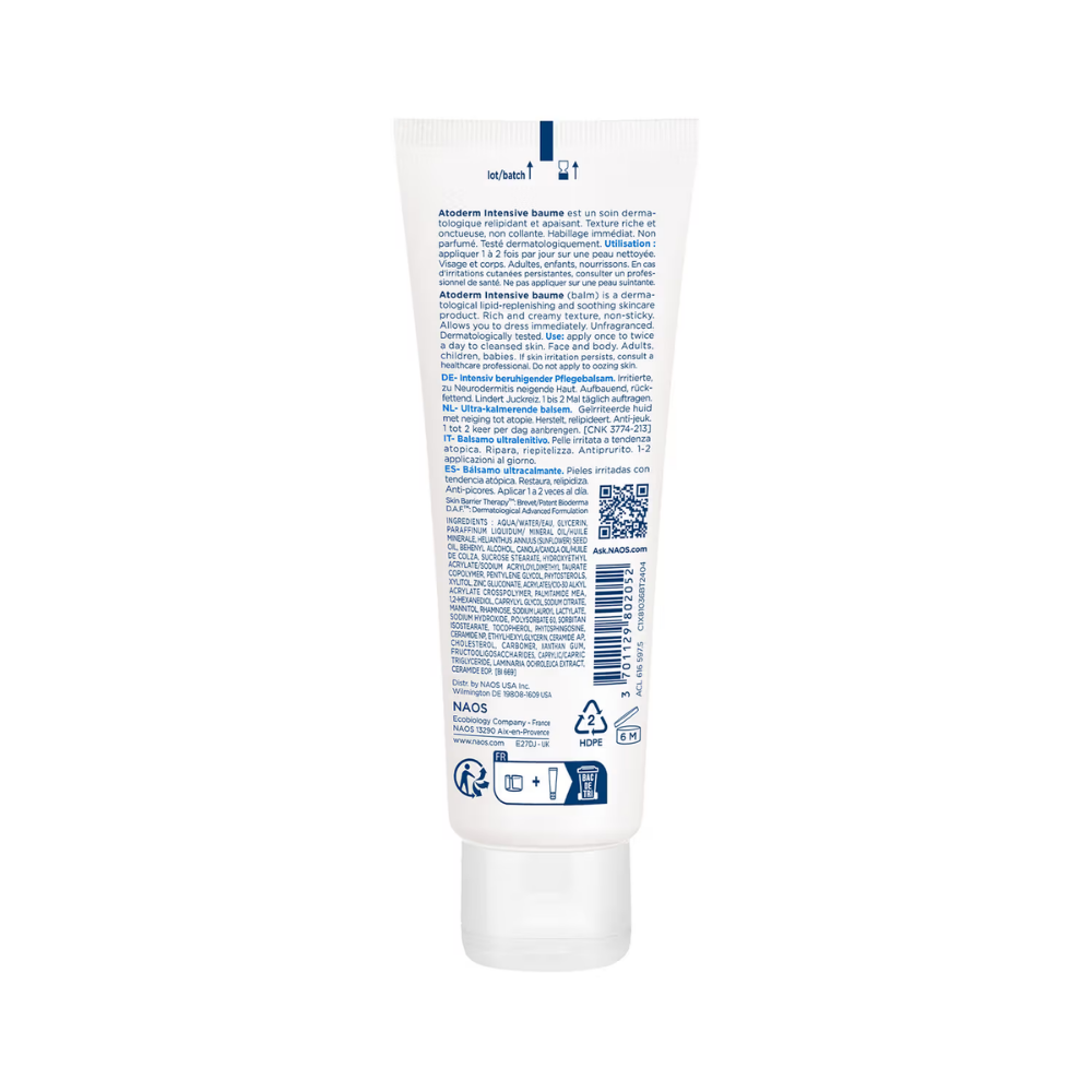 Bioderma Atoderm Intensive Ultra Soothing Baume-Ceramides & Canola Oil-Eczema Prone Skin