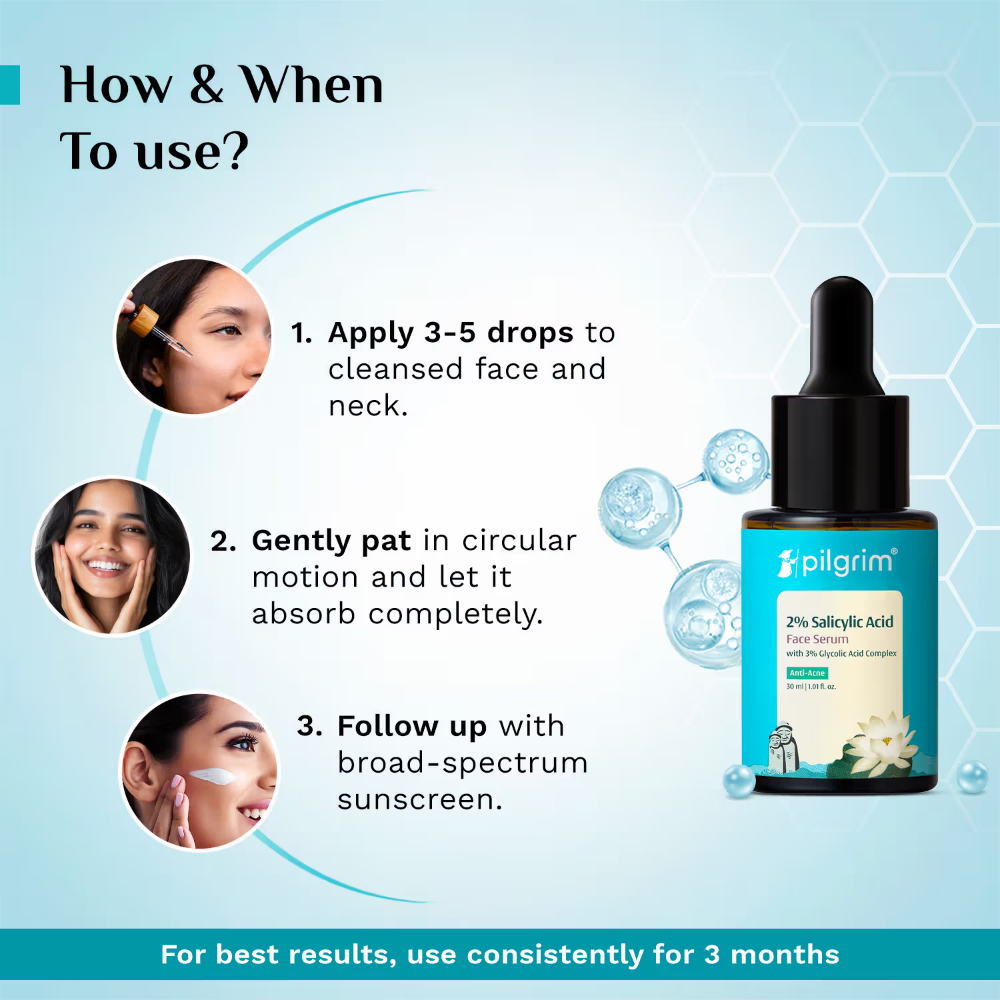 Pilgrim Salicylic & Glycolic Acid Anti Acne Serum