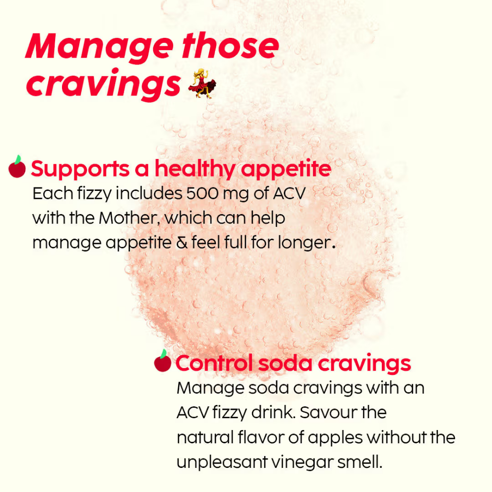 Plix Apple Cider Vinegar Effervescent Tablet with Vitamin B6 & B12 - Watermelon
