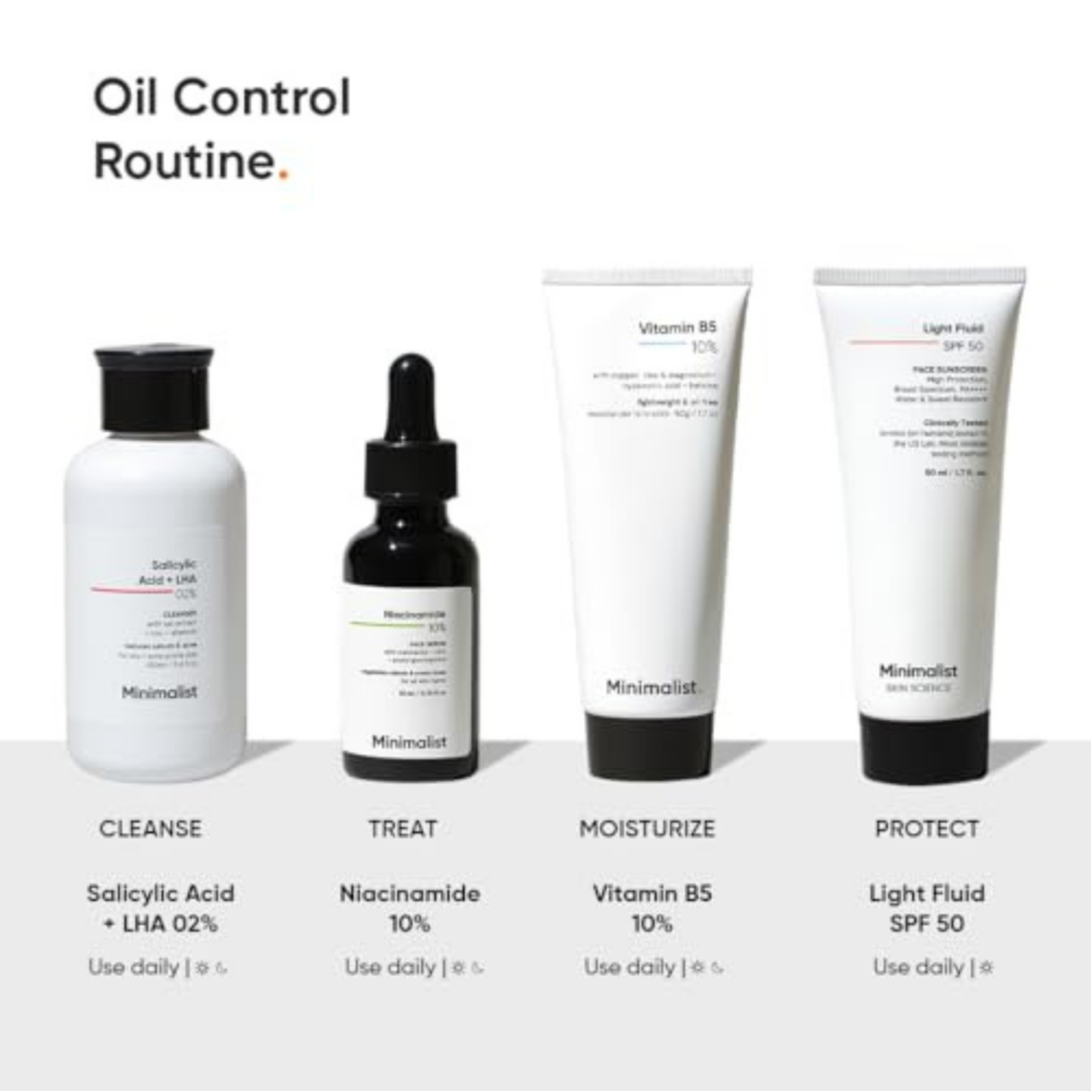 Minimalist 10% Niacinamide Face Serum With Matmarine + Zinc For Reducing Oil & Blemishes