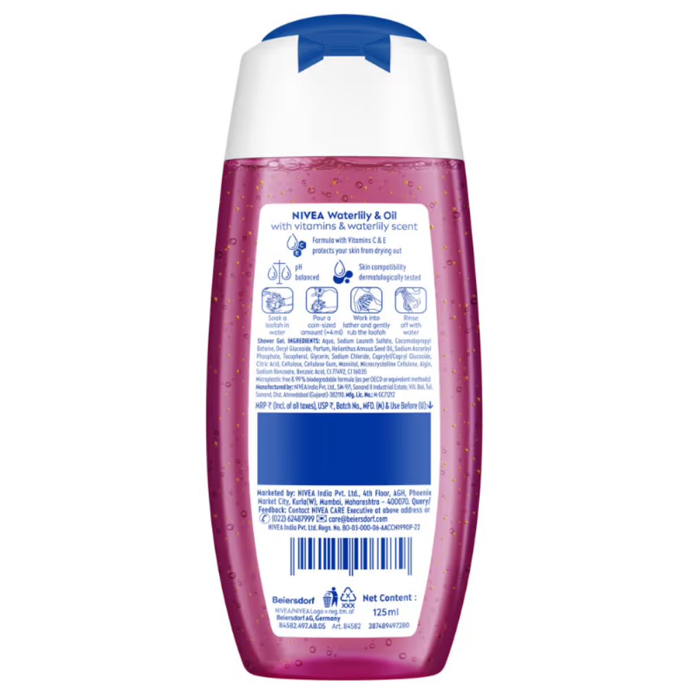 NIVEA Waterlily & care oil Body wash